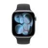 Apple Watch Series 11 46mm Aluminum Space Gray Case Black Sport Band S/M