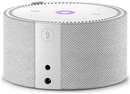 Акустическая система Яндекс.Станция Мини 2 с Алисой (Белый, с часами)
